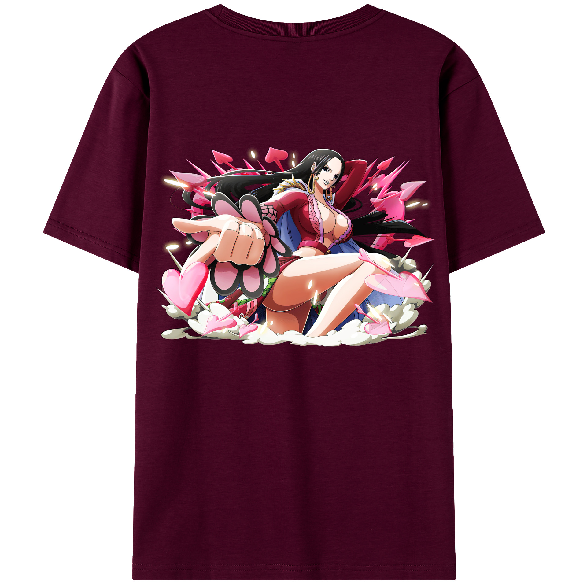 ワンピース ボア・ハンコック ONE PIECE Boa·Hancock レディース半袖Tシャツ(バックプリント)